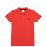 Boy's Standard Red Polo Neck T-Shirt