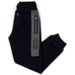 boy's Tights Fit navy Sweatpants