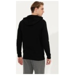 Men's Regular black Sweatshirt - Image 5