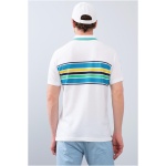 Men's slim Apple Green Polo Neck T-Shirt - Image 5