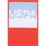 Girl's Standard Red Crew Neck T-Shirt - Image 3
