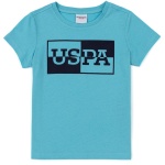 Children's Standard Turquoise Crew Neck T-Shirt
