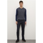 Men's Slim Indigo Sweater - Image 3