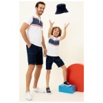 Boy's Standard White Polo Neck T-Shirt
