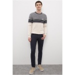 Men's Slim Cream Sweater - Image 3