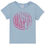 Boy's Standard  Light Blue Polo Neck T-Shirt