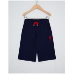 boy's standart Navy Blue Knitted Shorts