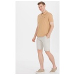 Men's Regular camel basic Crew Neck T-Shirt - Image 3