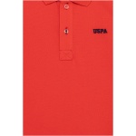 Boy's Standard Red Polo Neck T-Shirt - Image 2