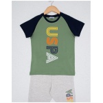 Boy's Khaki Pajama Set