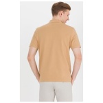 Men's Regular camel basic Crew Neck T-Shirt - Image 4