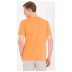 Men’s Regular Orange Basic Crew Neck T-Shirt - Image 5