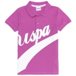 boy's Standard Child Violet Polo Neck T-Shirt
