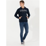 Men's Standard Navy Blue Basic Sweatshirt - Image 6