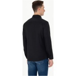 Men's Regular Black Long Sleeve Basic Shirt - Image 4