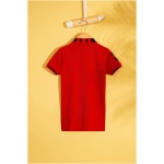 Boy's Standard Red Polo Neck T-Shirt - Image 2
