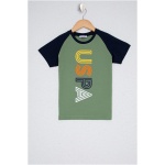 Boy's Khaki Pajama Set - Image 2