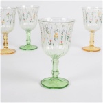 Rakle Botanical 4-Piece Footed Glass - 240 ml - Image 2