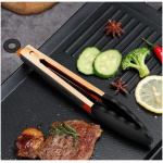 Silicone kitchen tong Gold