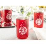 Dandelion Glass 3 Piece Soft Drink Glass 365ml - English Home Turkey
