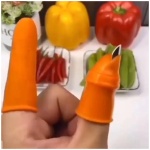 Ssilicone thumb knife finger peeler protector peeler glove medium