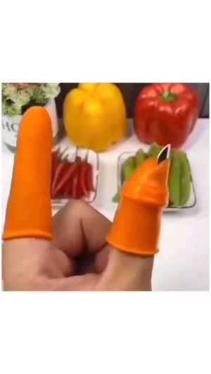 Ssilicone thumb knife finger peeler protector peeler glove medium
