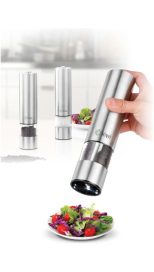 Kiwi Salt And Pepper Grinder Inox