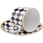 Karaca Chekers Coffee Cup Set for 6 Persons 220 Ml - Image 9
