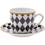 Karaca Chekers Coffee Cup Set for 6 Persons 220 Ml - Image 7