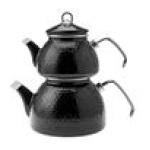 Karaca Crystal Black Enamel Midi Teapot Set - Image 3