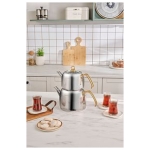 Pics 1 / 5  Karaca-Aster Maxi Teapot Set - Induction Base - Image 6