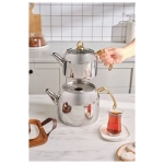 Pics 1 / 5  Karaca-Aster Maxi Teapot Set - Induction Base - Image 4