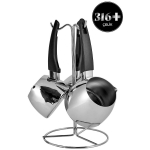 Karaca Tokyo 3ply Powersteel 316 Steel Coffee Pot Set