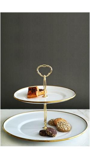 Öztrend Troy Enamel Fold Cookie Holder White Store New Model Pattern 976748