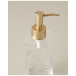 Merle Glass 3-Piece Bathroom Set Transparent - Image 2