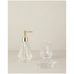 Rina Glass 3-Piece Bathroom Set Transparent - Image 6