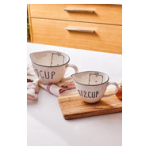 Veva Set of 2 Porcelain Measuring Cups 250/500 ml - Image 3