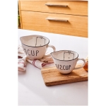 Veva Set of 2 Porcelain Measuring Cups 250/500 ml