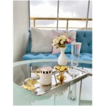 6 Pcs Luxury Baton Stainless Steel Butterfly Silver Serving, Tea, Coffee, Treats And Serving Tray 6 Pcs Luxury Baton Stainless Steel Butterfly Silver Serving, Tea, Coffee, Treats And Serving Tray - Image 4