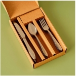 Vintage 18 Pieces 6 Seater Dessert Fork Spoons Knife Set Silver - Image 5