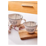 Veva Set of 2 Porcelain Measuring Cups 250/500 ml - Image 4