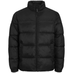Jack&jones Toby Puffer Collar Men's Black Stand Collar Coat