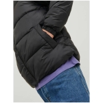 Jack&jones Toby Puffer Collar Men's Black Stand Collar Coat - Image 3