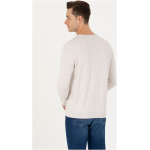 Men's Stone Melange Basic Sweater - Image 4
