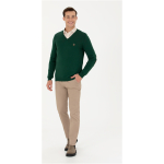 Men's Green Basic Sweater - Image 5