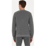 Men's Grey Melange Knitwear Cardigan - Image 4