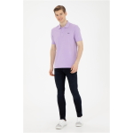 Men's Lilac Basic T-Shirt - Image 4