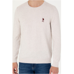 Men's Stone Melange Basic Sweater - Image 3