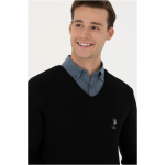 Men's Black Basic Sweater - Image 6