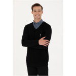 Men's Black Basic Sweater - Image 5